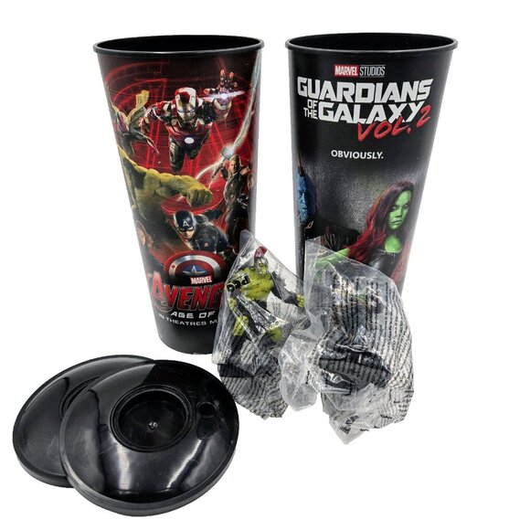 Marvel Avengers Hulk And Rocket Figurines Age Of Ultron Guardians Of The Galaxy - Picture 1 of 16